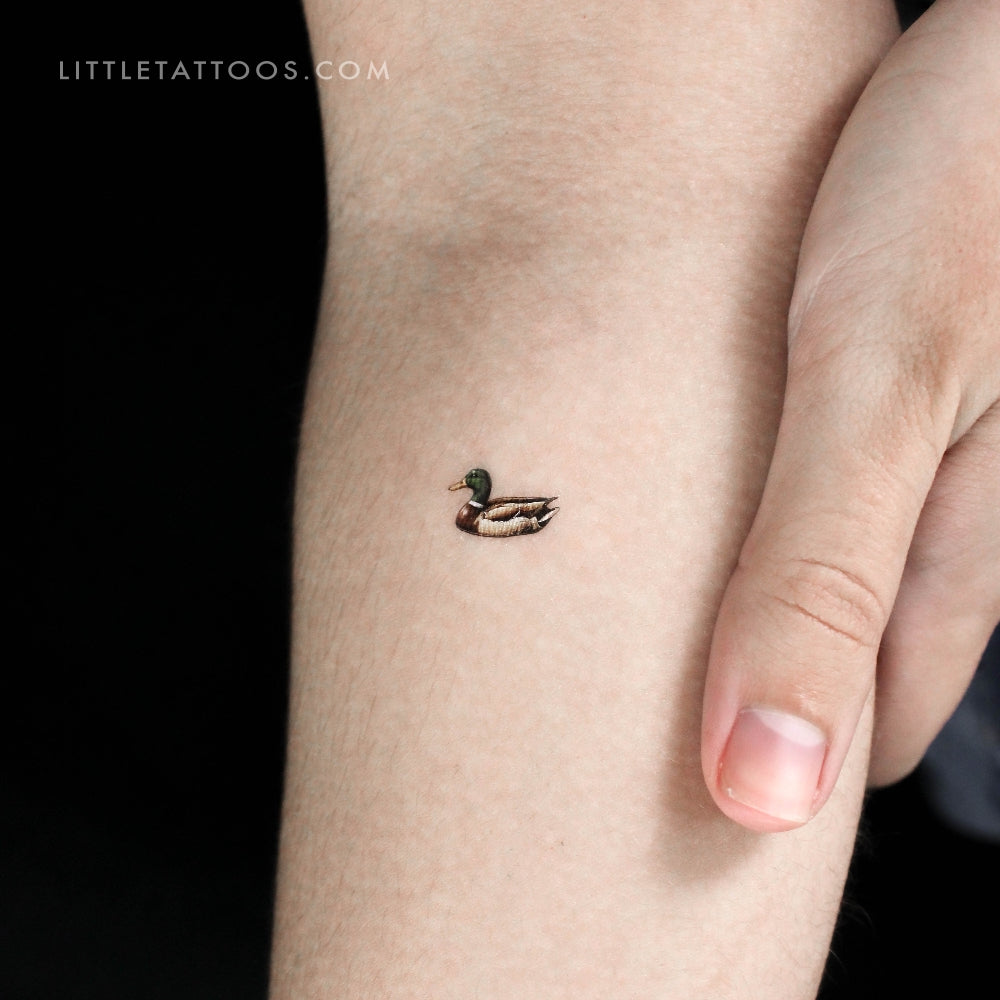 Tatuaje temporal de patito - Juego de 3