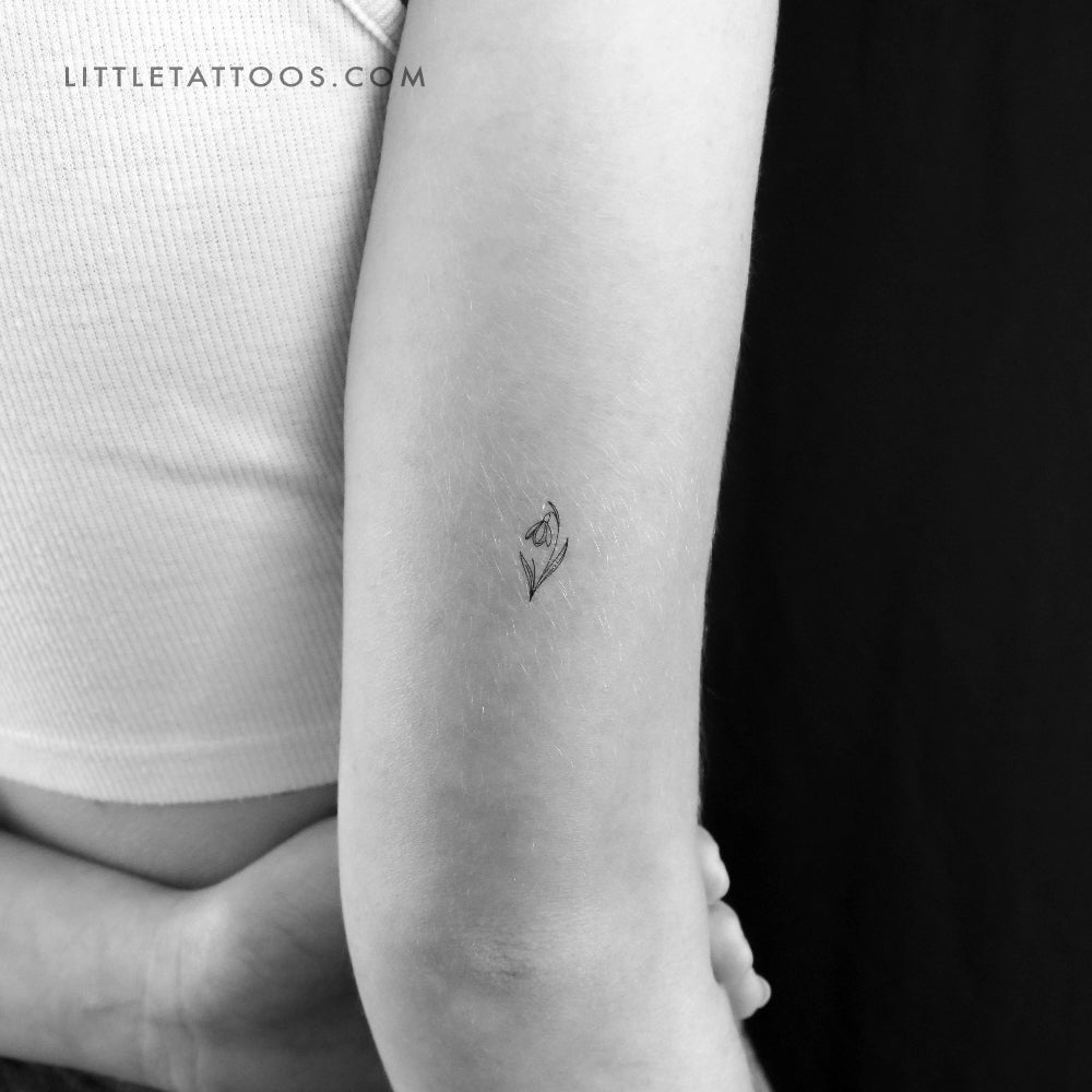 Tatuaje temporal de campanilla de invierno (3 unidades)