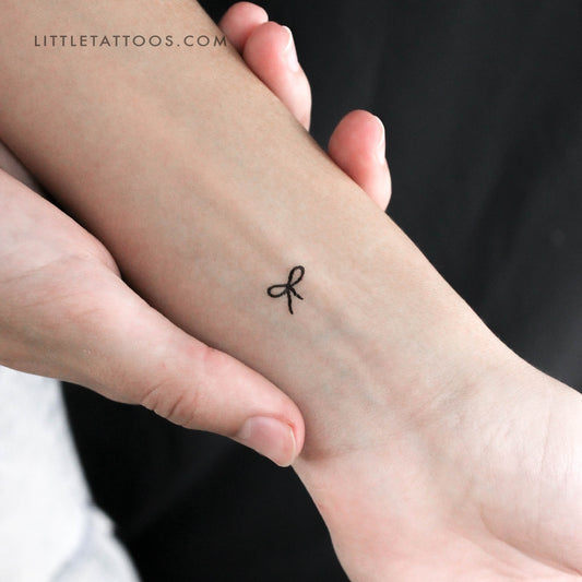 Tiny Bow Temporary Tattoo - Set of 3