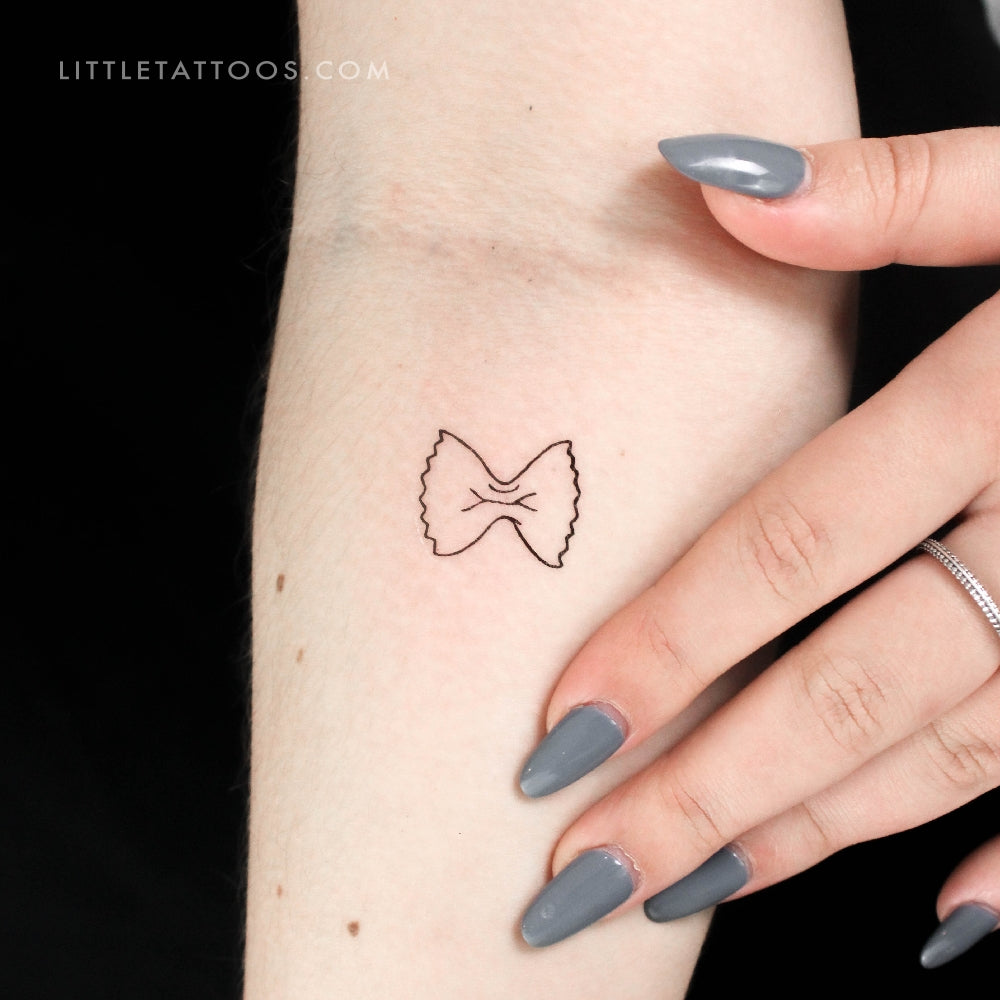 Tatuaje temporal de Farfalle - Juego de 3