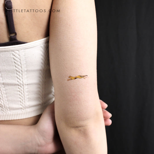 Small Leopard By Ann Lilya Temporary Tattoo - Set of 3