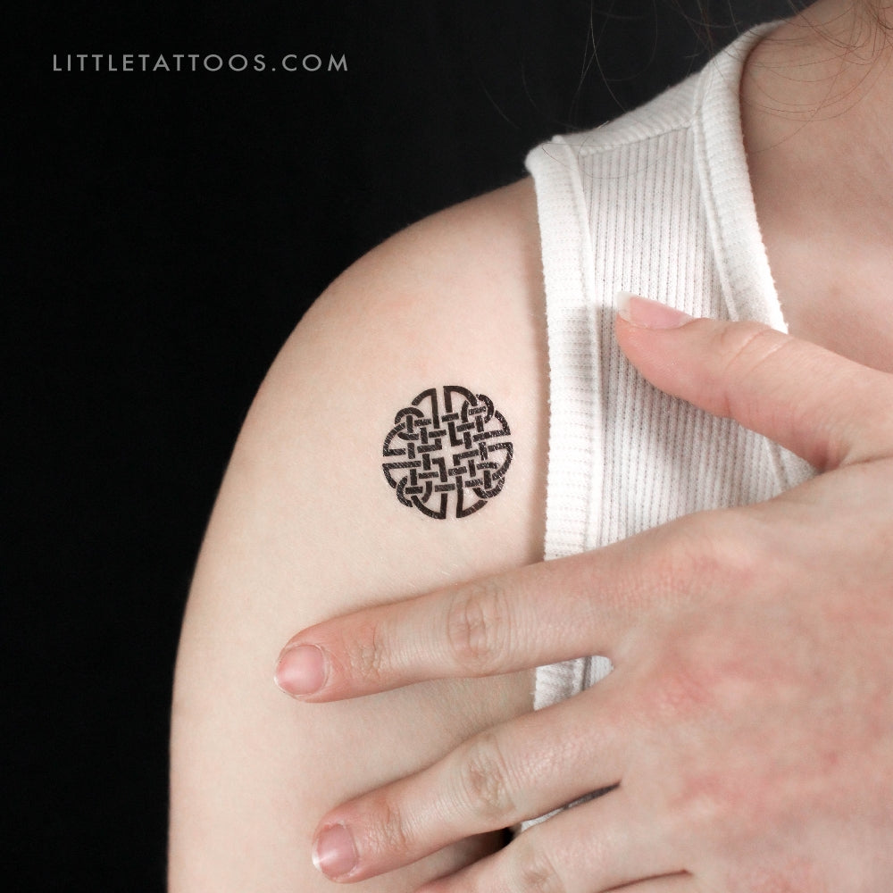Small Dara Knot Temporary Tattoo - Set of 3