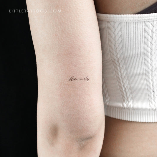 His Only Temporary Tattoo - Set of 3