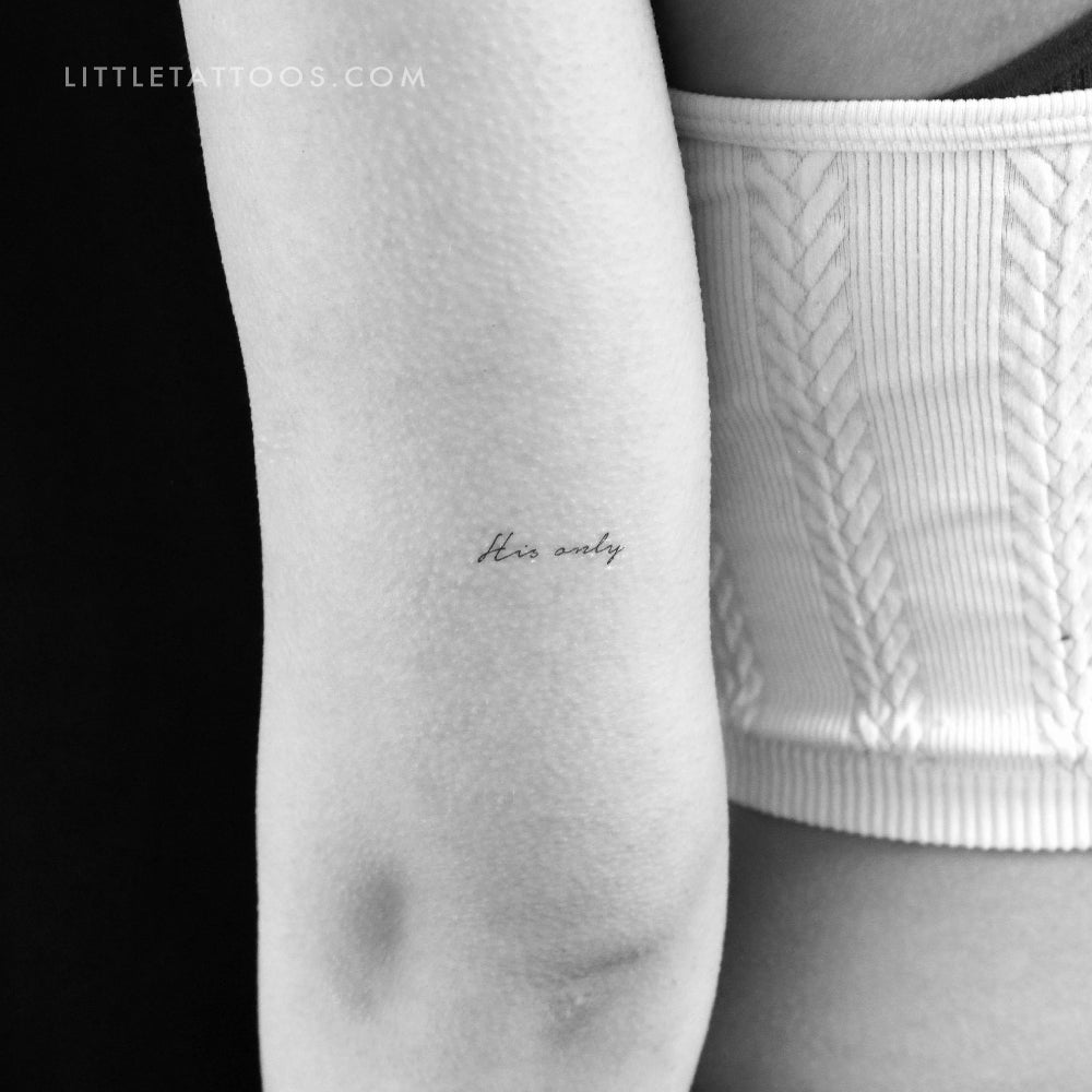 His Only Temporary Tattoo - Set of 3