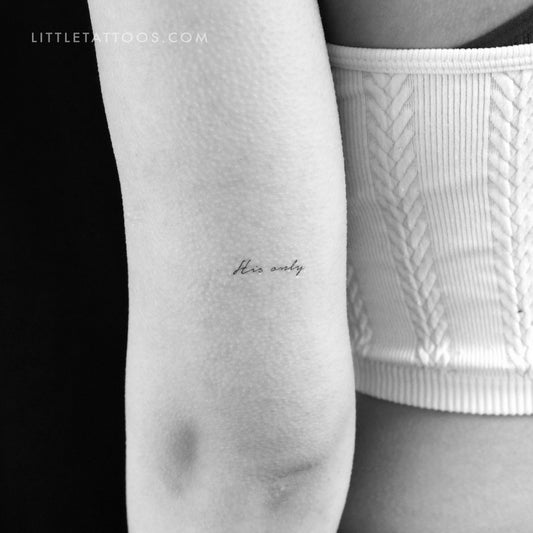 His Only Temporary Tattoo - Set of 3