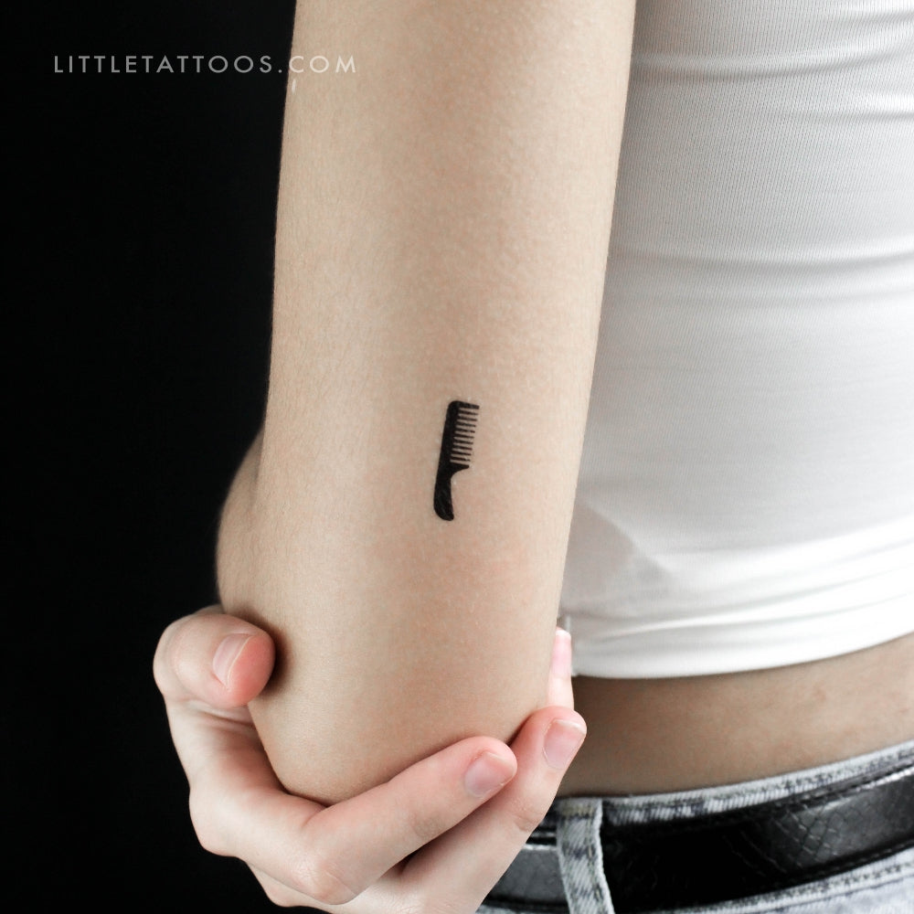 Tatuaje temporal de peine - Juego de 3