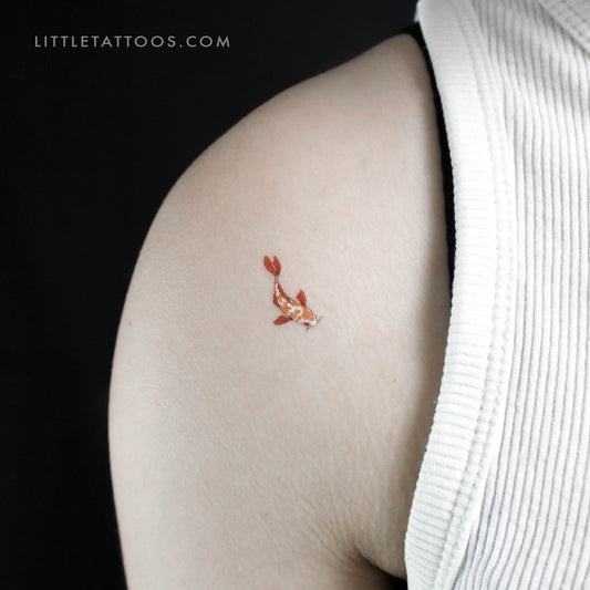 Koi Fish Temporary Tattoo - Set of 3
