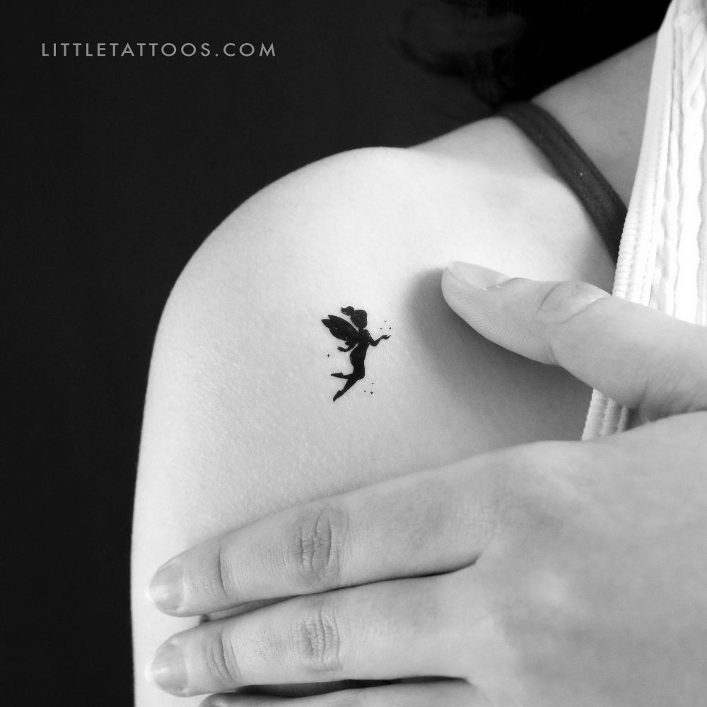 Fairy Silhouette Temporary Tattoo - Set of 3