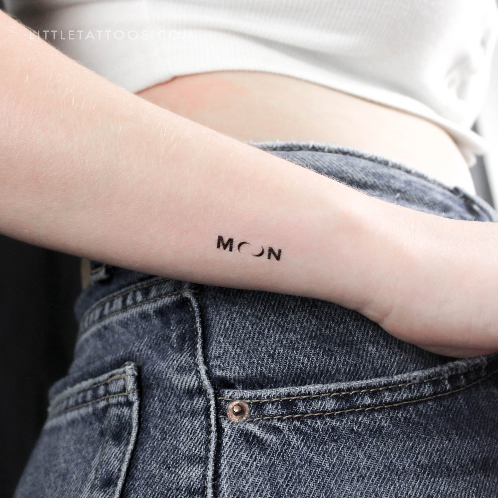MOON Temporary Tattoo - Set of 3