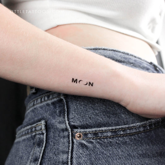MOON Temporary Tattoo - Set of 3