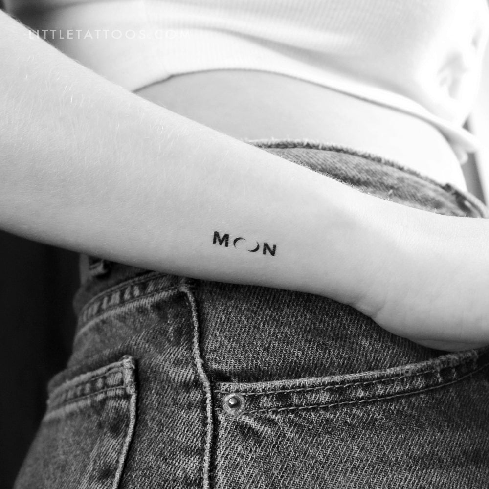MOON Temporary Tattoo - Set of 3