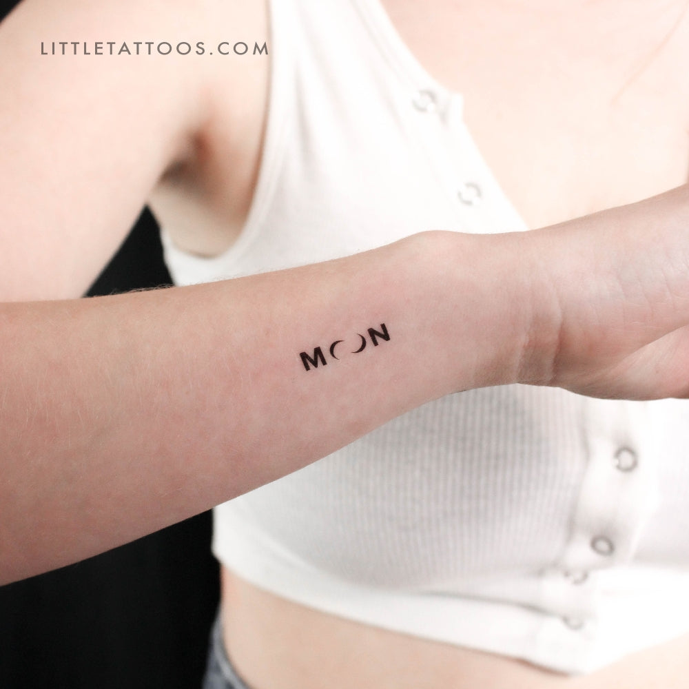 MOON Temporary Tattoo - Set of 3