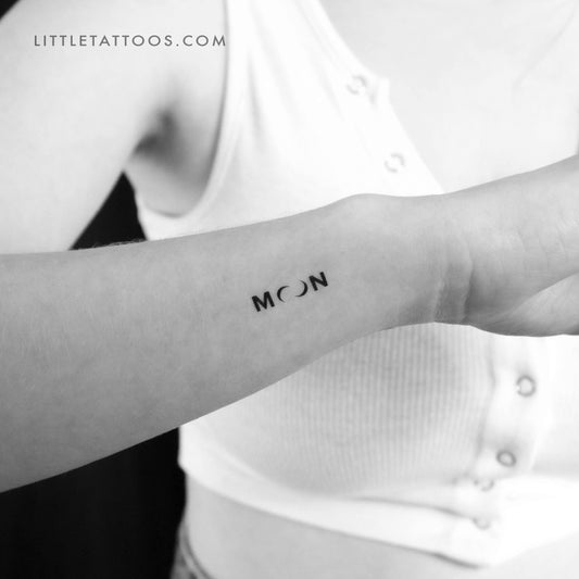 MOON Temporary Tattoo - Set of 3