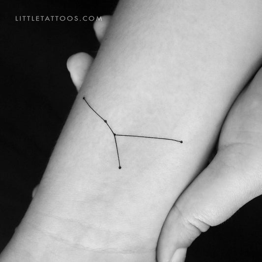 Cancer Constellation Temporary Tattoo - Set of 3