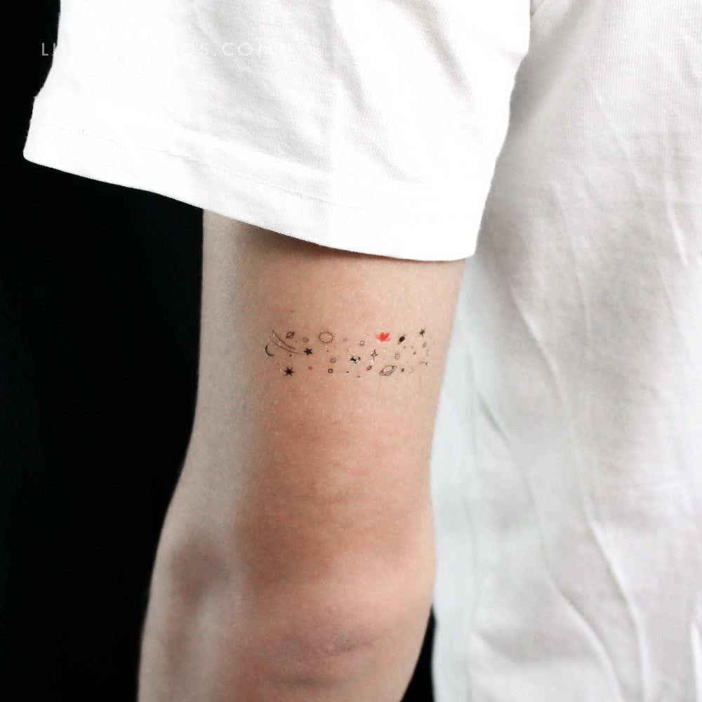 Little Galaxy Temporary Tattoo - Set of 3