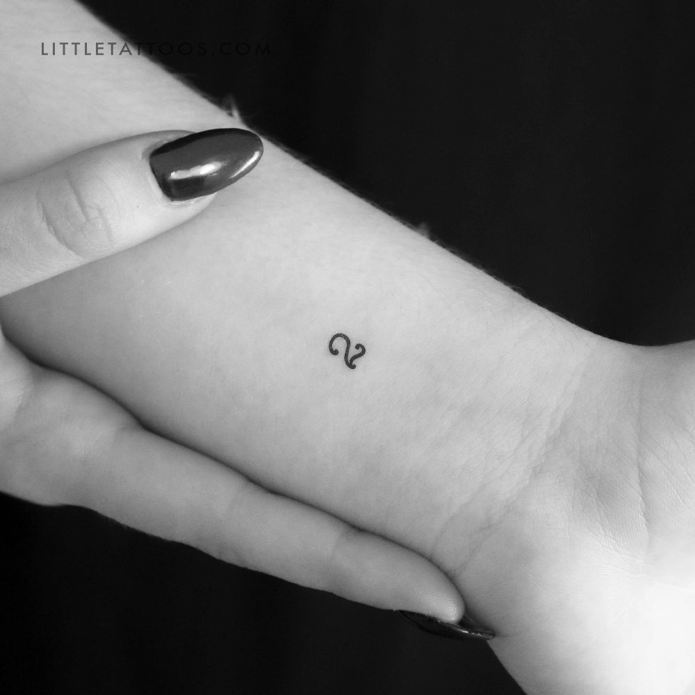 Number 2 Temporary Tattoo - Set of 3