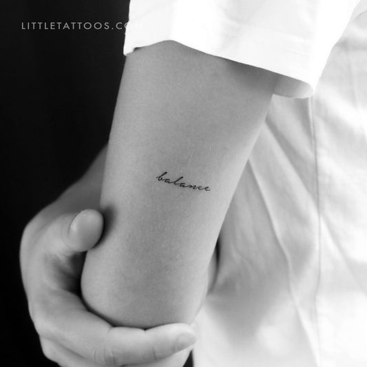 Balance Temporary Tattoo - Set of 3