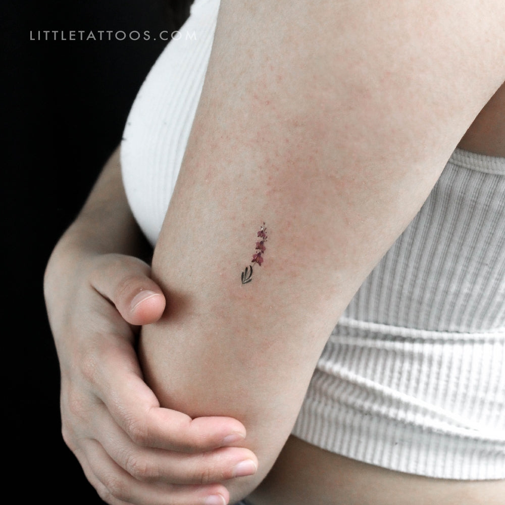 Orchid Temporary Tattoo by Lena - Set of 3