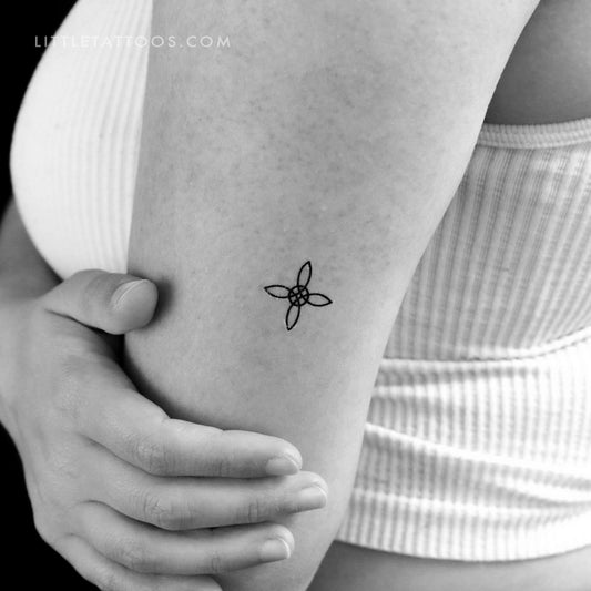 Tatuaje temporal de nudo de bruja (juego de 3)