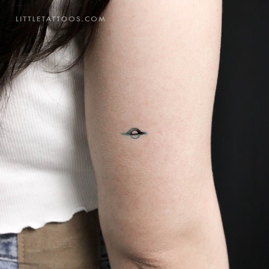 Black Hole Temporary Tattoo - Set of 3