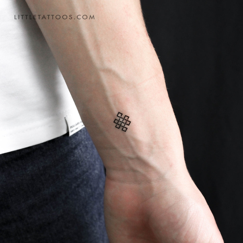 Endless Knot Temporary Tattoo - Set of 3
