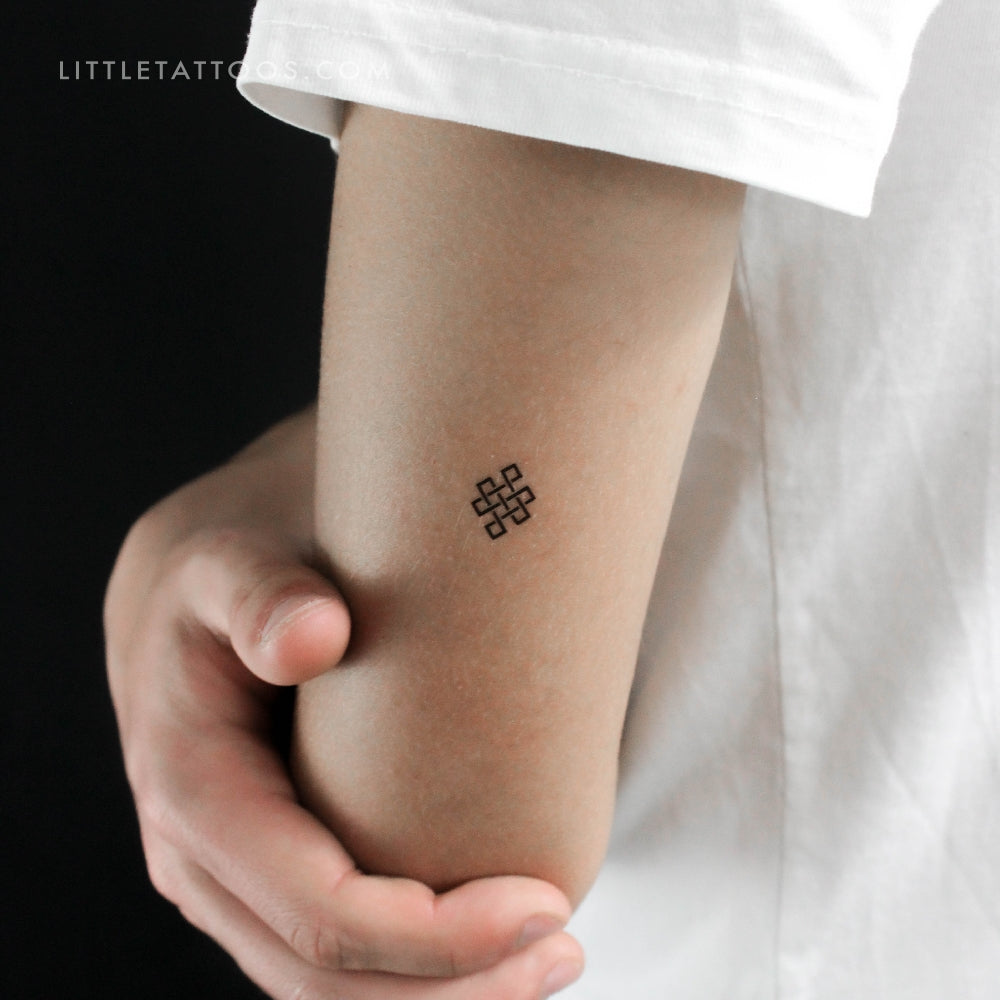 Endless Knot Temporary Tattoo - Set of 3