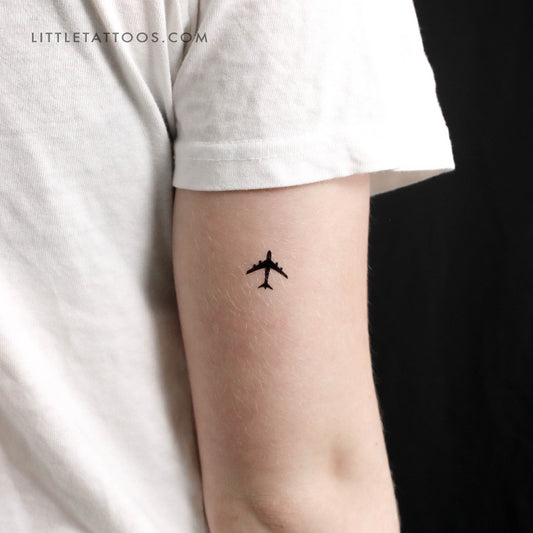 Tatuaje temporal de avión - Juego de 3
