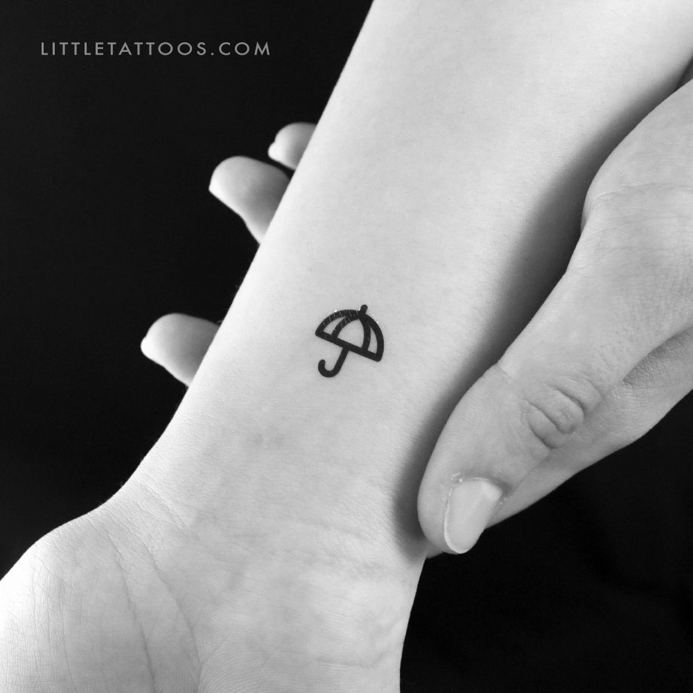 Umbrella Movement Temporary Tattoo - Set of 3