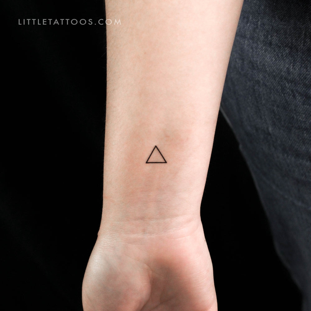 Fire Alchemy Symbol Temporary Tattoo - Set of 3