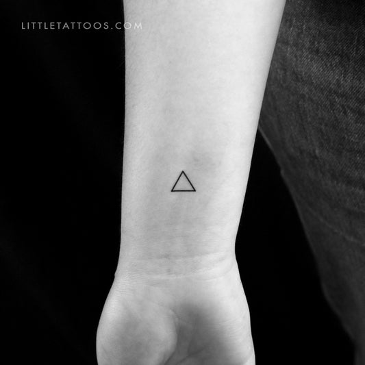 Fire Alchemy Symbol Temporary Tattoo - Set of 3