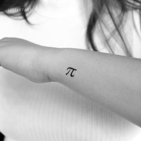 Pi Temporary Tattoo - Set of 3