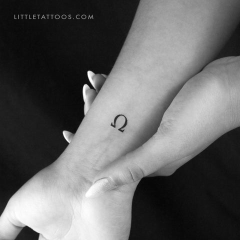 Omega Temporary Tattoo - Set of 3