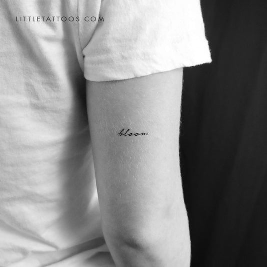 Tatuaje temporal 'Bloom' - Juego de 3