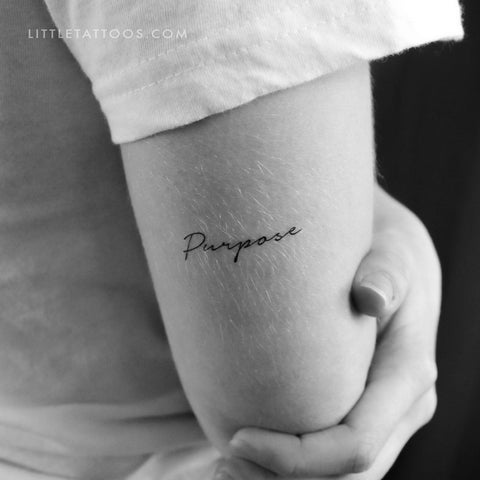 Purpose Temporary Tattoo - Set of 3