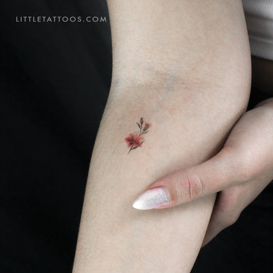 Tatuaje temporal de Lily Stargazer de Lena - Juego de 3