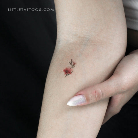 Lily Stargazer Temporary Tattoo by Lena - Set of 3