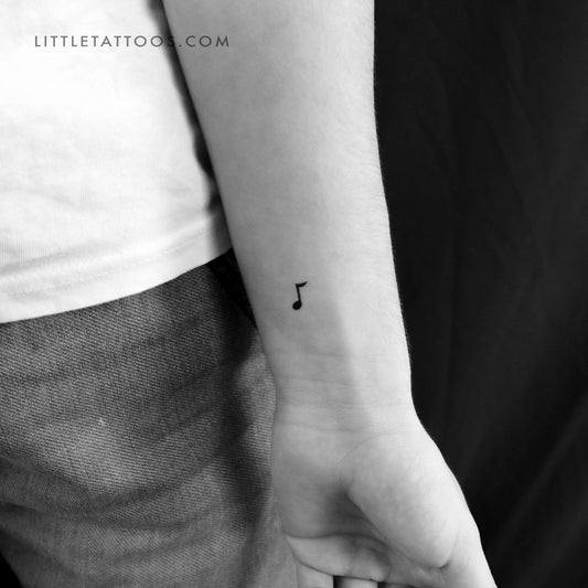 Tatuaje temporal de nota musical - Juego de 3