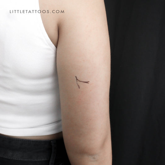 Wishbone Temporary Tattoo - Set of 3