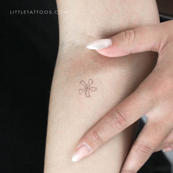 Star Jasmine Temporary Tattoo (Set of 3)