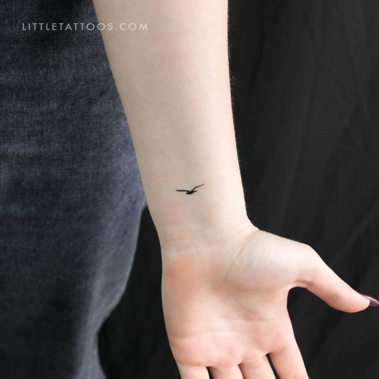Tatuaje temporal de gaviota - Juego de 3
