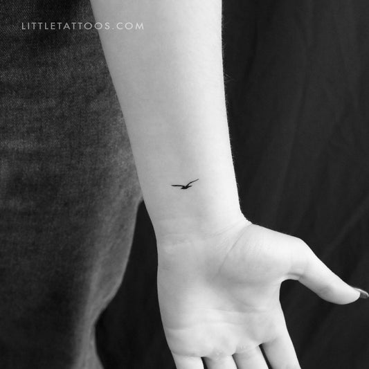 Tatuaje temporal de gaviota - Juego de 3