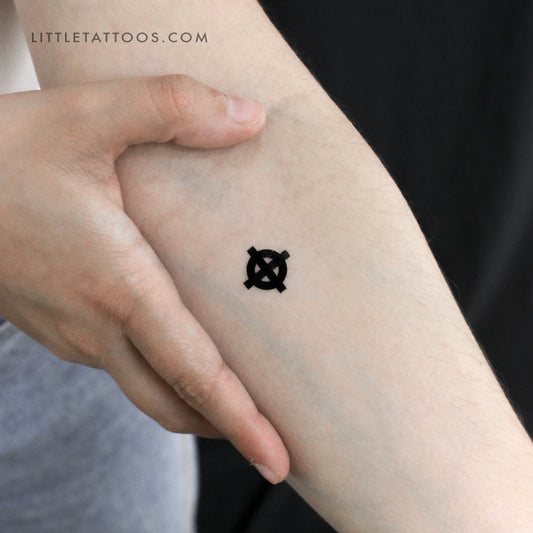 Tatuaje temporal de cruz de rueda celta (juego de 3)