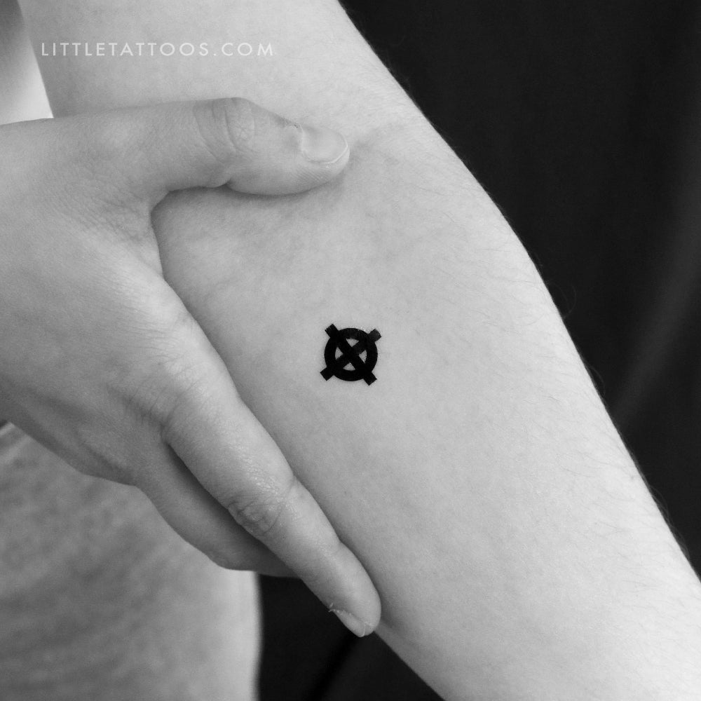Tatuaje temporal de cruz de rueda celta (juego de 3)