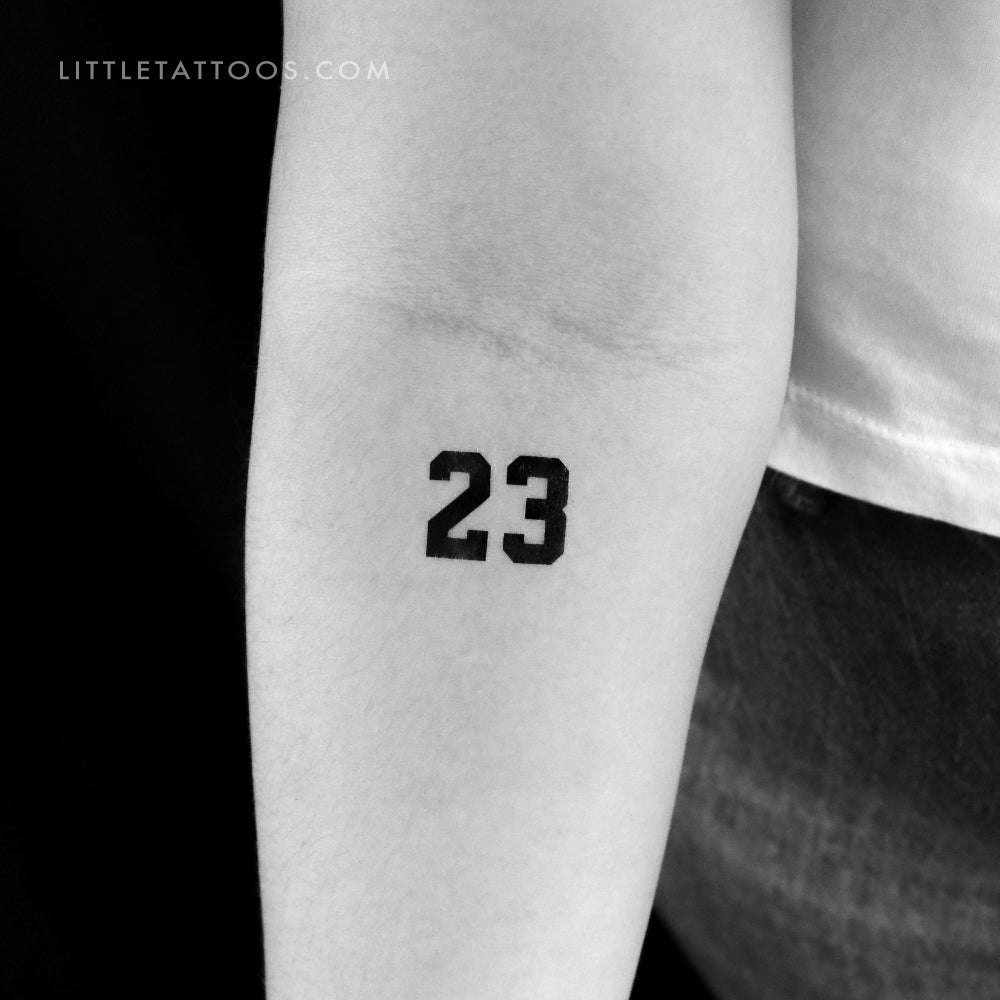 23 Temporary Tattoo - Set of 3