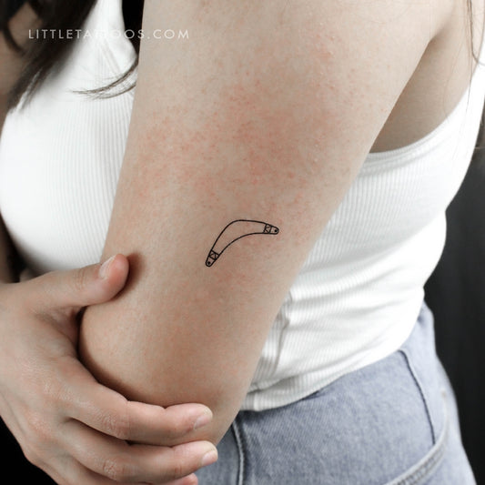 Tatuaje temporal de bumerán - Juego de 3