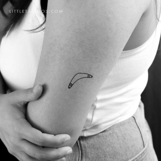 Tatuaje temporal de bumerán - Juego de 3