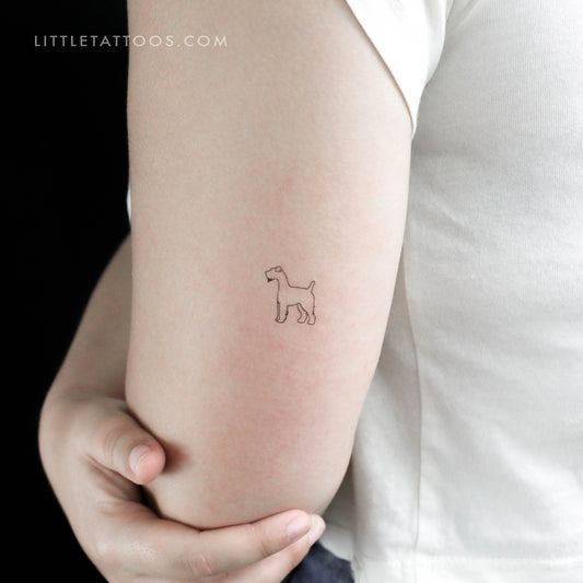 Tatuaje temporal de Fox Terrier - Juego de 3