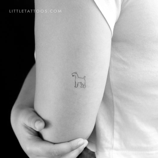 Tatuaje temporal de Fox Terrier - Juego de 3