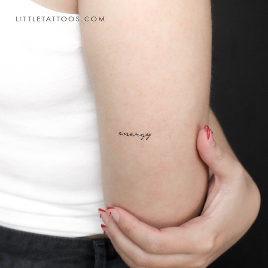 Energy Temporary Tattoo - Set of 3