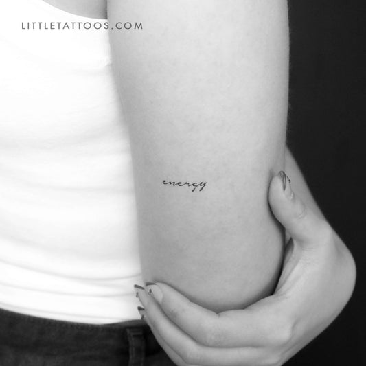 Energy Temporary Tattoo - Set of 3